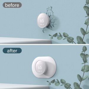 Compatible with Google Nest Thermostat 2020 Wall Plate Cover, Nest Trim Kit Compatible with Google Nest Thermostat, Nest Thermostat Plate, Easy Installation