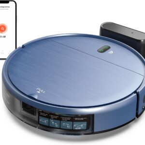 Robot Vacuum and Mop Combo, 2 in 1 Robotic Vacuum Cleaner, with WiFi/App/Voice, Schedule Settings, Self-Charging, Ideal for Hard Floor, Pet Hair and Low Pile Carpet