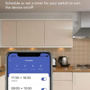 Smart Plug Work with Alexa and Google Home Nooie,Smart Alexa Plug Mini Bluetooth Smart Life&Tuya, Smart Outlet Plug Voice Control, WiFi Plug, Enchufe Inteligente Schedule Timer, 2.4Ghz Only, 4-Pack