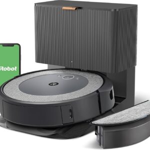 iRobot Roomba Combo i5+ Self-Emptying Robot Vacuum and Mop, Clean by Room with Smart Mapping, Empties Itself for Up to 60 Days, Works with Alexa, Personalized Cleaning OS