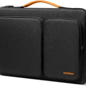 tomtoc 360 Protective Laptop Sleeve for 15-inch New MacBook Air M3/A3114 M2/A2941 2024-2023, 15 Inch Surface Laptop 6/5, Dell XPS 15 Plus, MacBook Pro (A1990 A1707), Water-resistant Accessory Bag Case