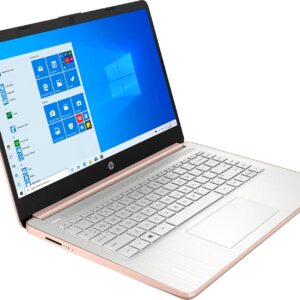 HP 2021 Stream 14″ HD Thin and Light Laptop, Intel Celeron N4020 Processor, 4GB Memory, 64GB eMMC Storage, WiFi 5, Webcam, HDMI, 1 Year Office 365, Windows 10 S, Rose Gold, W/IFT 32GB Flash Drive