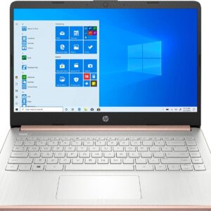 HP 2021 Stream 14″ HD Thin and Light Laptop, Intel Celeron N4020 Processor, 4GB Memory, 64GB eMMC Storage, WiFi 5, Webcam, HDMI, 1 Year Office 365, Windows 10 S, Rose Gold, W/IFT 32GB Flash Drive