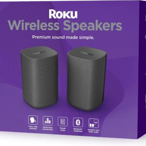 Roku Wireless Speakers (for Roku Smart Audio or Roku TV) (Renewed)