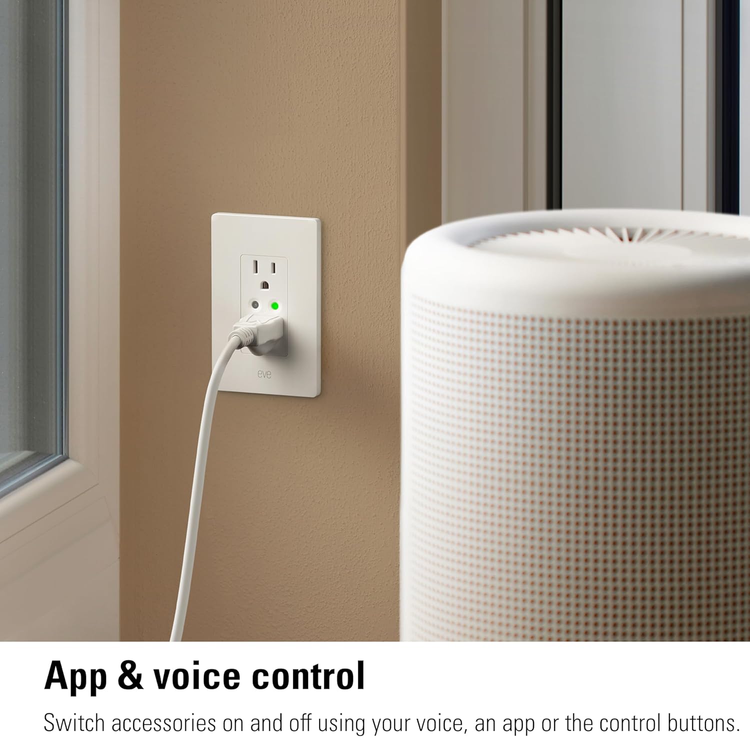 Eve Energy Outlet (Matter) – Smart Outlet & Power Meter, App & Voice Control, No Bridge, Thread, Works with Apple Home, Alexa, Google Home, SmartThings, 100% Privacy, Requires Thread Border Router - Image 5