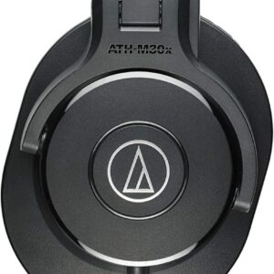 Audio-Technica ATH-M30x Professional Studio Monitor Headphones, Black