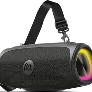 Portable Loud Bluetooth Speaker, 60W Large Subwoofer Wireless Bluetooth 5.3 with Powerbank USB Charge Out,Waterproof IPX7,EQ,10H Playtime,Rugged Outdoor for Party,Camping,Beach,RV Life,Garage