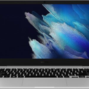 Samsung Galaxy Book Go Laptop PC Computer Qualcomm 7C Pro 4GB Memory 128GB eUFS Storage 18-Hour Battery Compact Light Shockproof WFH Ready WiFi 5, Silver (Renewed)