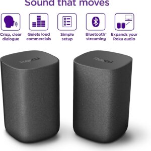 Roku Wireless Speakers (for Roku Smart Audio or Roku TV) (Renewed)