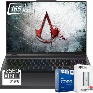 Lenovo Legion 5i Gaming Laptop, 14th Gen Intel 24-Core i9-14900HX, 16″ WQXGA(2560×1600) 165Hz, 64GB DDR5 RAM, 4TB SSD, GeForce RTX 4060(TGP 140W), RGB Backlit KB, W/ 128GB PSD, Windows 11 Home